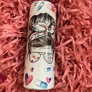 Nurse Tumblers, design can be personalized! 20 oz tumbler